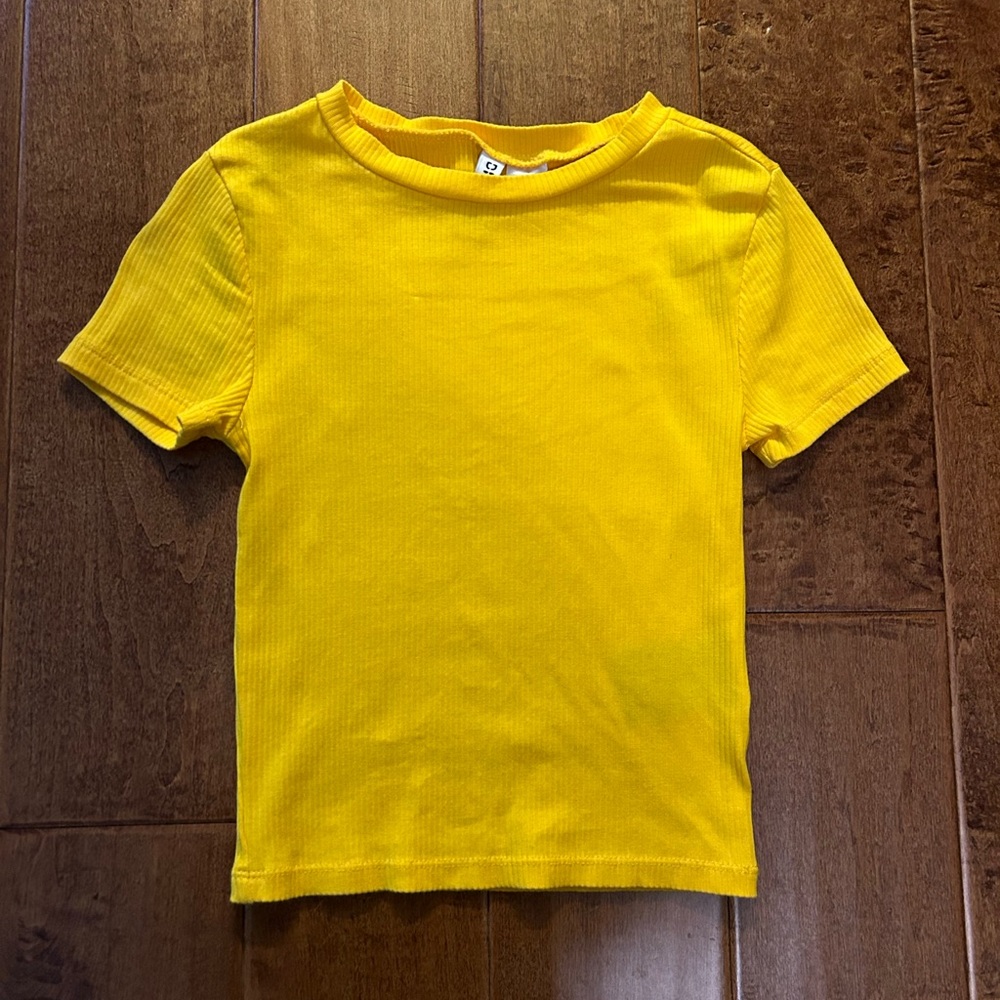H&M yellow top